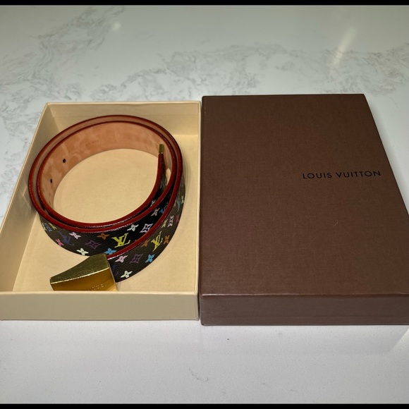 Authentic LV black multicolor belt - Picture 4 of 7